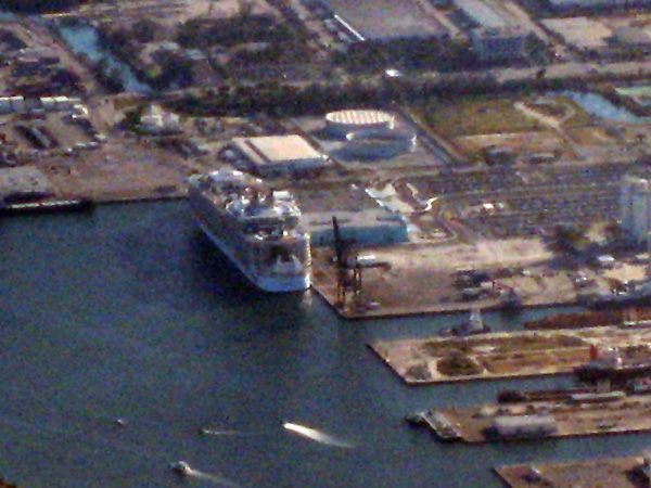 Oasis of the Seas at her new terminal at Port Everglades in Fort Lauderdale.