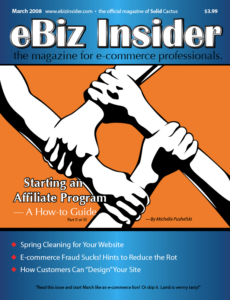 Cover of the March 2008 Issue of eBiz Insider Magazine