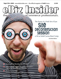 Cover of the September / October 2009 Issue of eBiz Insider Magazine 