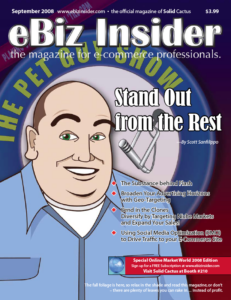Cover of the September 2008 Issue of eBiz Insider Magazine 