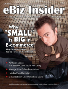 Cover of the July 2008 Issue of eBiz Insider Magazine 