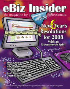 Cover of the November 2007 Issue of eBiz Insider Magazine 