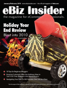 Cover of the January / February 2010 Issue of eBiz Insider Magazine 