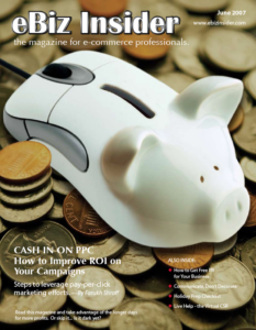 Cover of the June 2007 Issue of eBiz Insider Magazine 