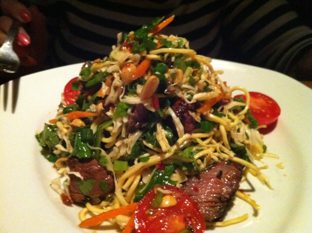 Thai Steak Salad from Houston's in Boca Raton
