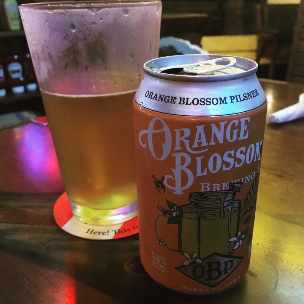 Orange Blossom Pilsner from Quarterdeck in Fort Lauderdale