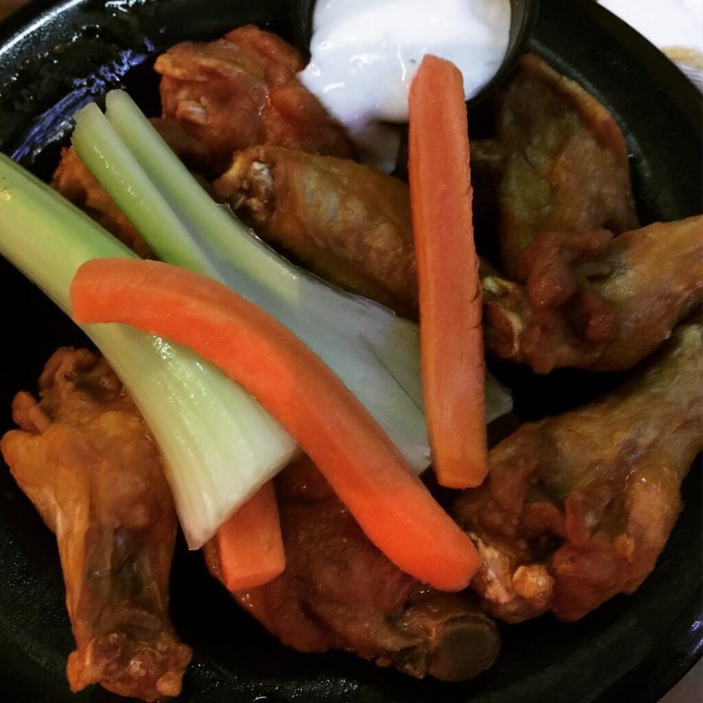 Unsauced chicken wings from Quarterdeck in Fort Lauderdale