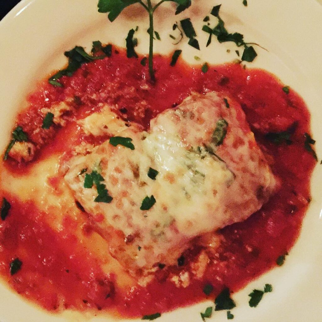 Lasagna from Cafe Centro in West Palm Beach