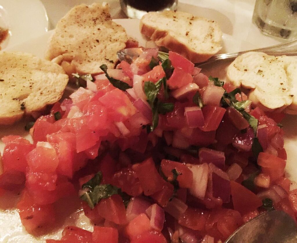 Bruschetta from Cafe Centro in West Palm Beach