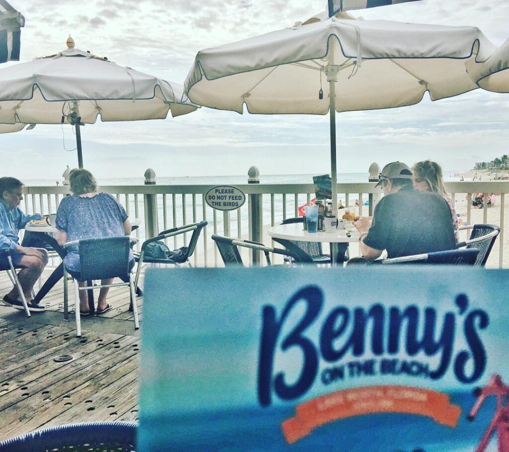 Hitting up one of our favorite breakfast spots - Benny's on the Beach in Lake Worth
