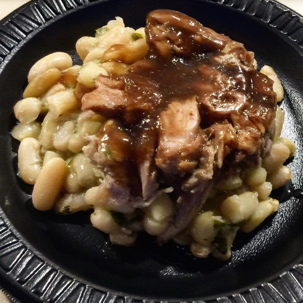 Cassoulet au Confit de Canard - Pulled Duck Confit with Braised Flageolet Beans from the International Flower & Garden Festival at Epcot
