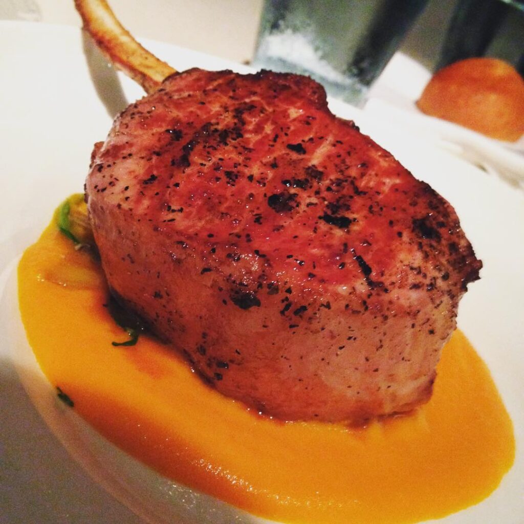 Pork Chop from Max's Grille in Boca Raton