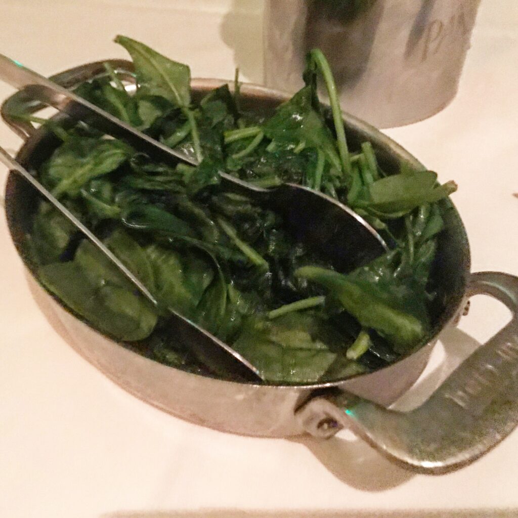 Sauteed Spinach from The Capital Grille