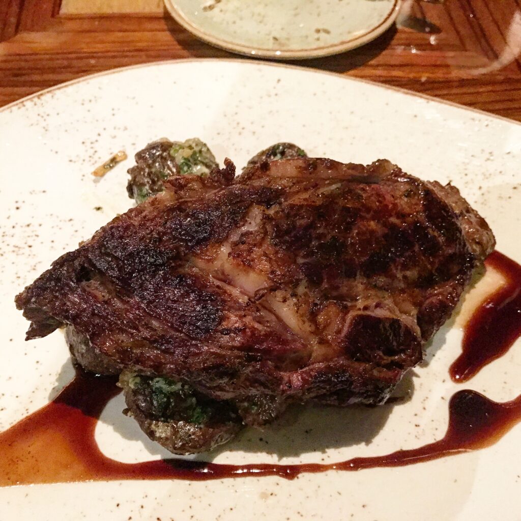 Grilled Buffalo Ribeye from Jiko the Cooking Place at Disney's Animal Kingdom Lodge