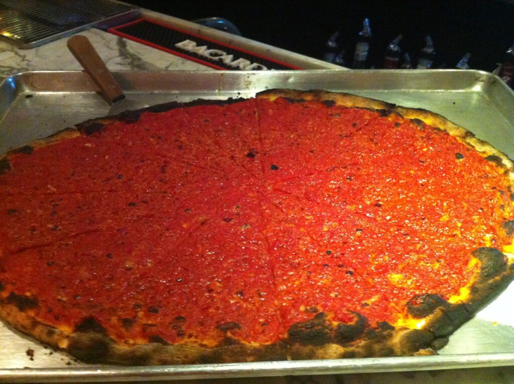 Traditional Pizza from Nicks New Haven in Boca Raton and Coral Springs