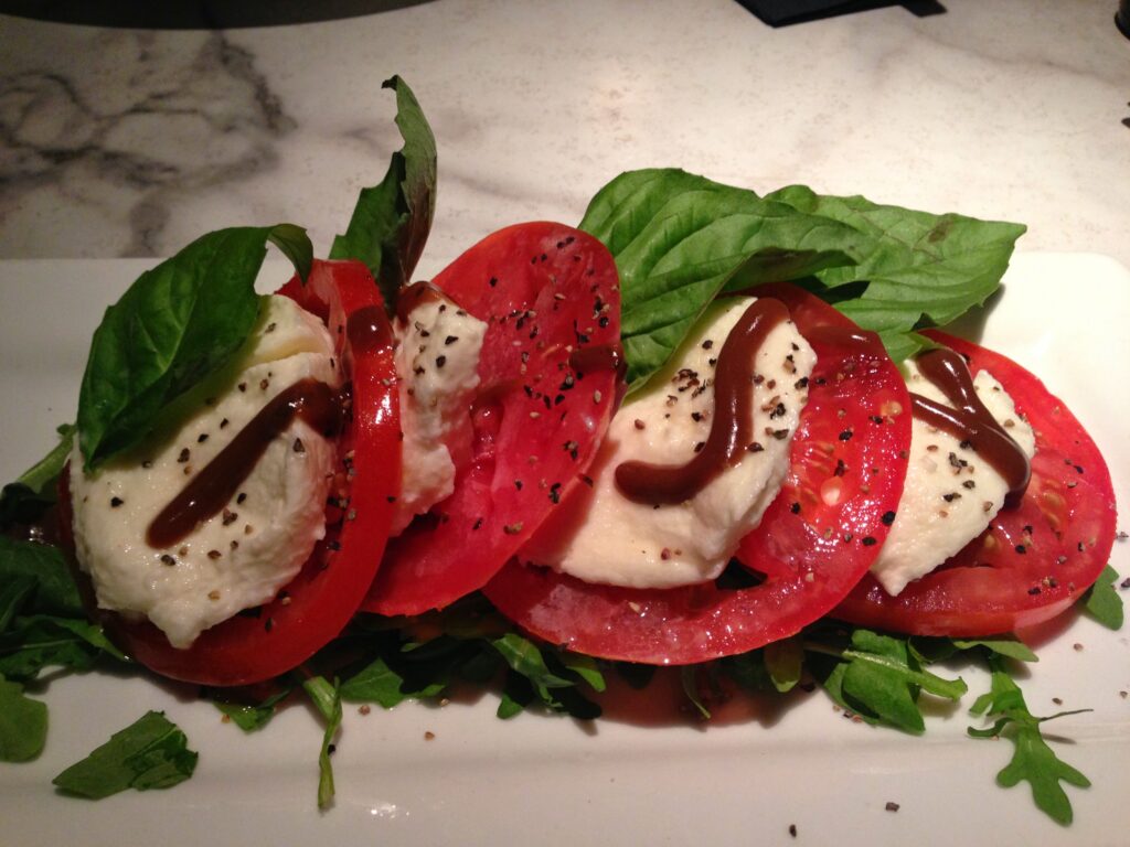 Caprese (Tomato and Mozzarella) from Nicks New Haven in Boca Raton and Coral Springs