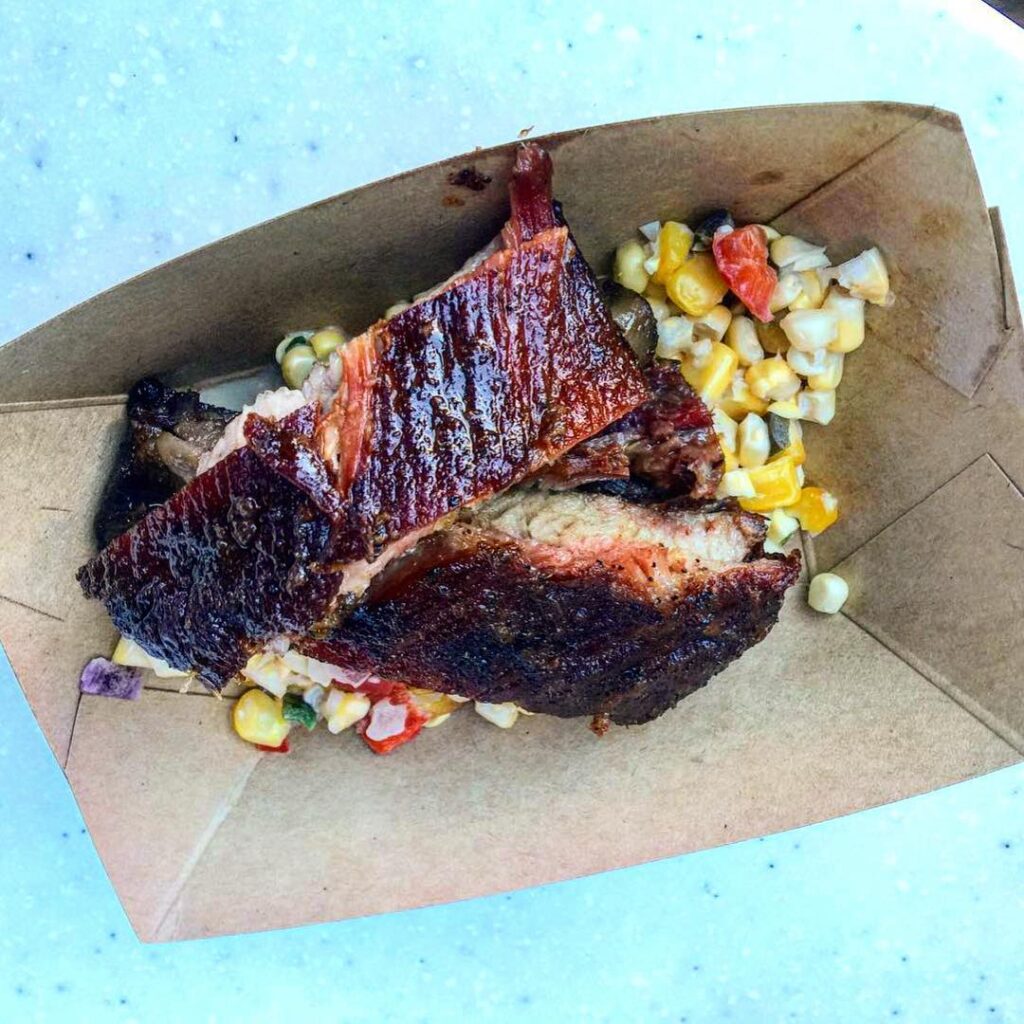 Smoked Pork Ribs from the International Flower & Garden Festival at Epcot