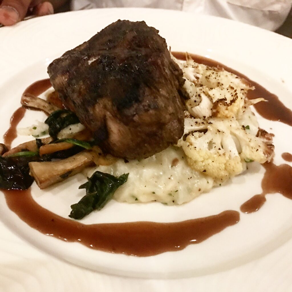 Oak Grilled Filet from the California Grill at Disney's Contemporary Resort in Orlando