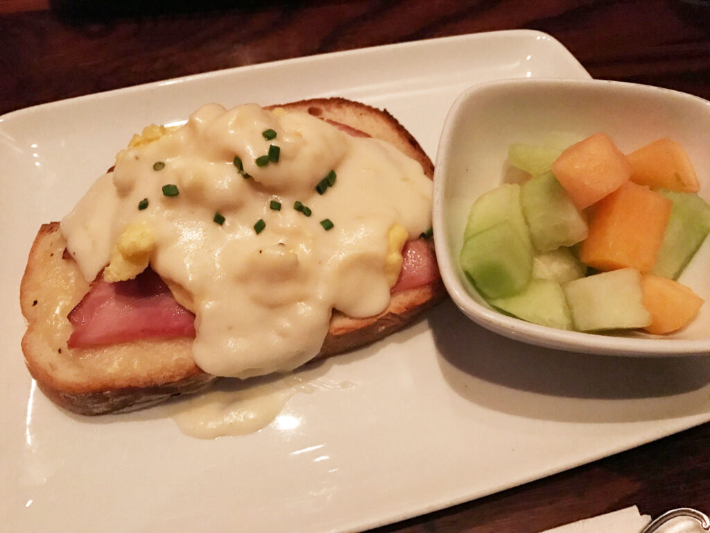 Croque Madame from Be Our Guest in Disney's Magic Kingdom in Orlando