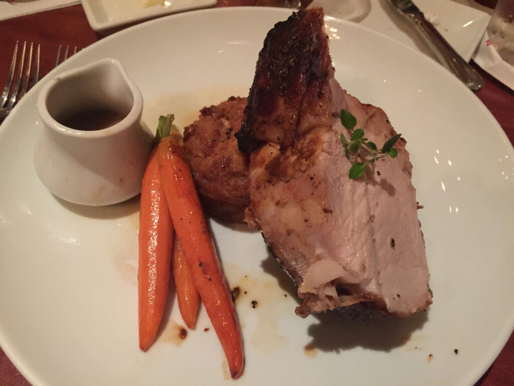 Pork Chop from Be Our Guest in Disney's Magic Kingdom in Orlando