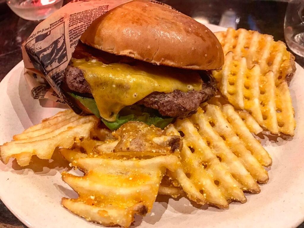 Classic Cheeseburger from Geyser Point Bar and Grill at Disney's Wilderness Lodge in Orlando