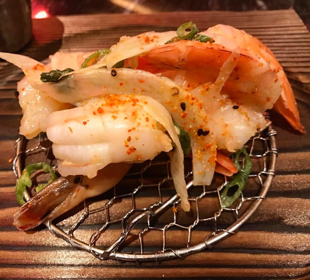 Shrimp on a Wire from Geyser Point Bar and Grill at Disney's Wilderness Lodge in Orlando