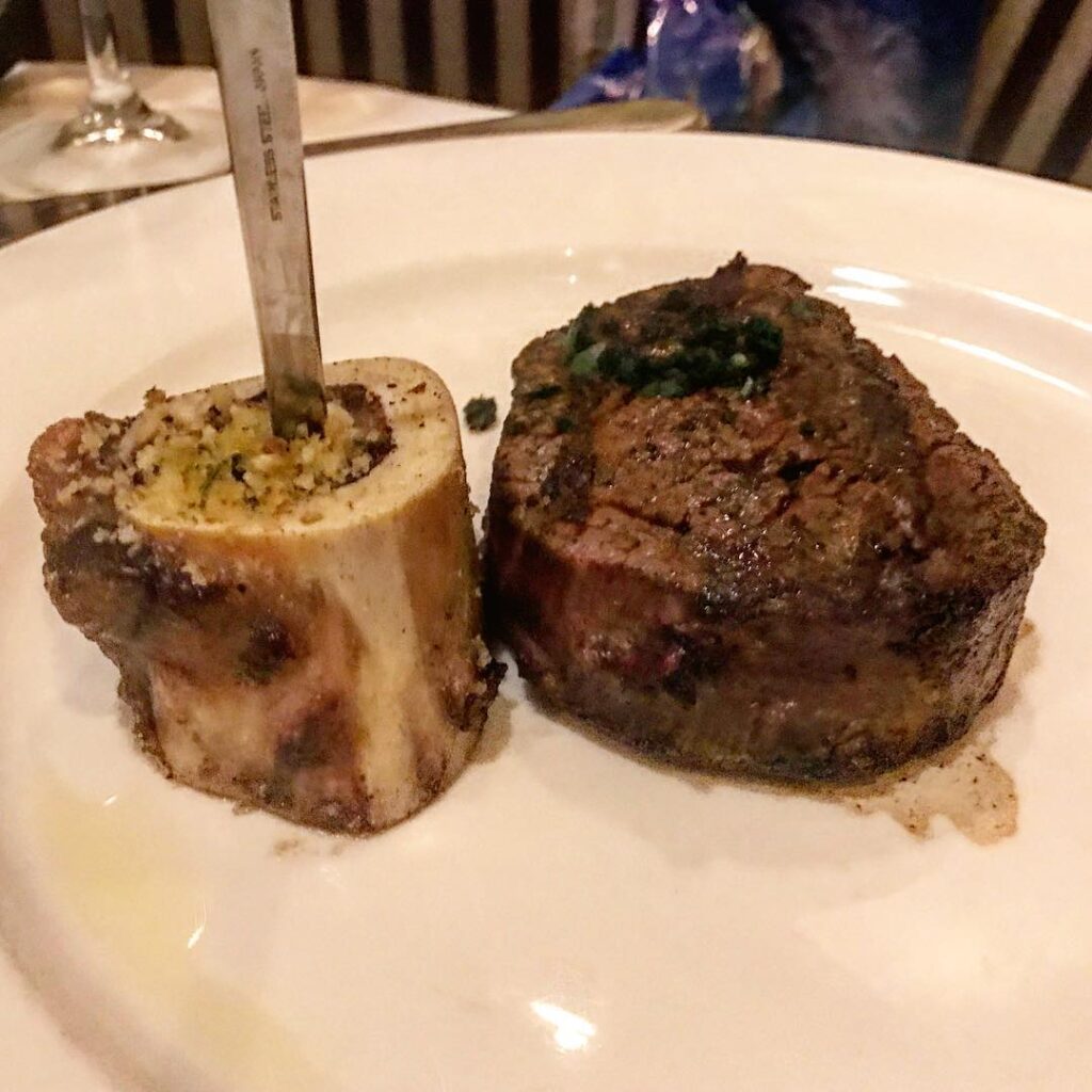 8oz Filet Mignon  from Steakhouse 55 inside the Disneyland Hotel in Anaheim, CA