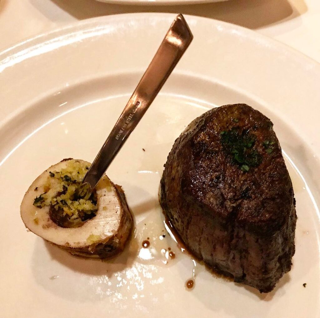 8oz Filet Mignon from Steakhouse 55 inside the Disneyland Hotel in Anaheim, CA