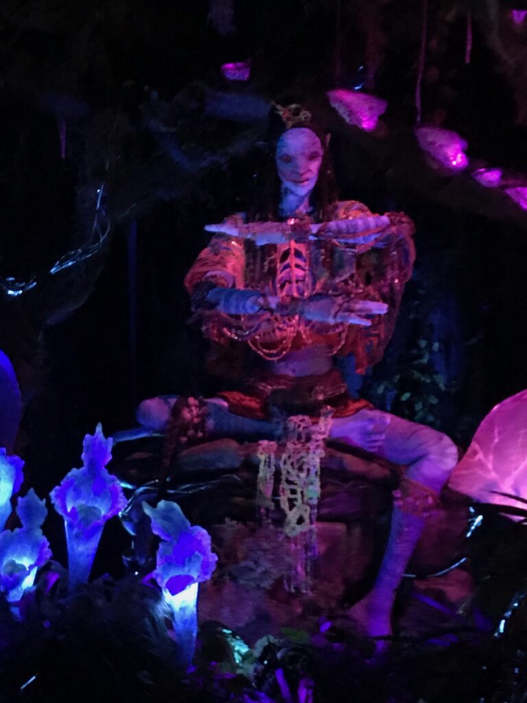 The Shaman of Song inside the Na'vi River Journey in Pandora - The World of Avatar at Disney's Animal Kingdom