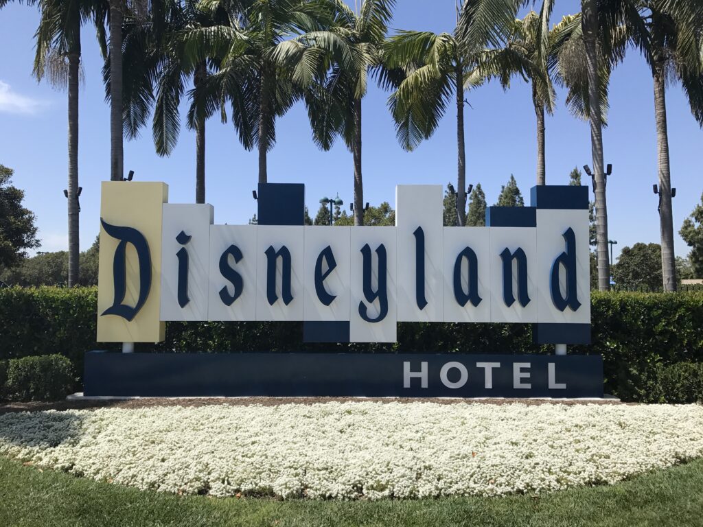 The Disneyland Hotel in Anaheim, CA