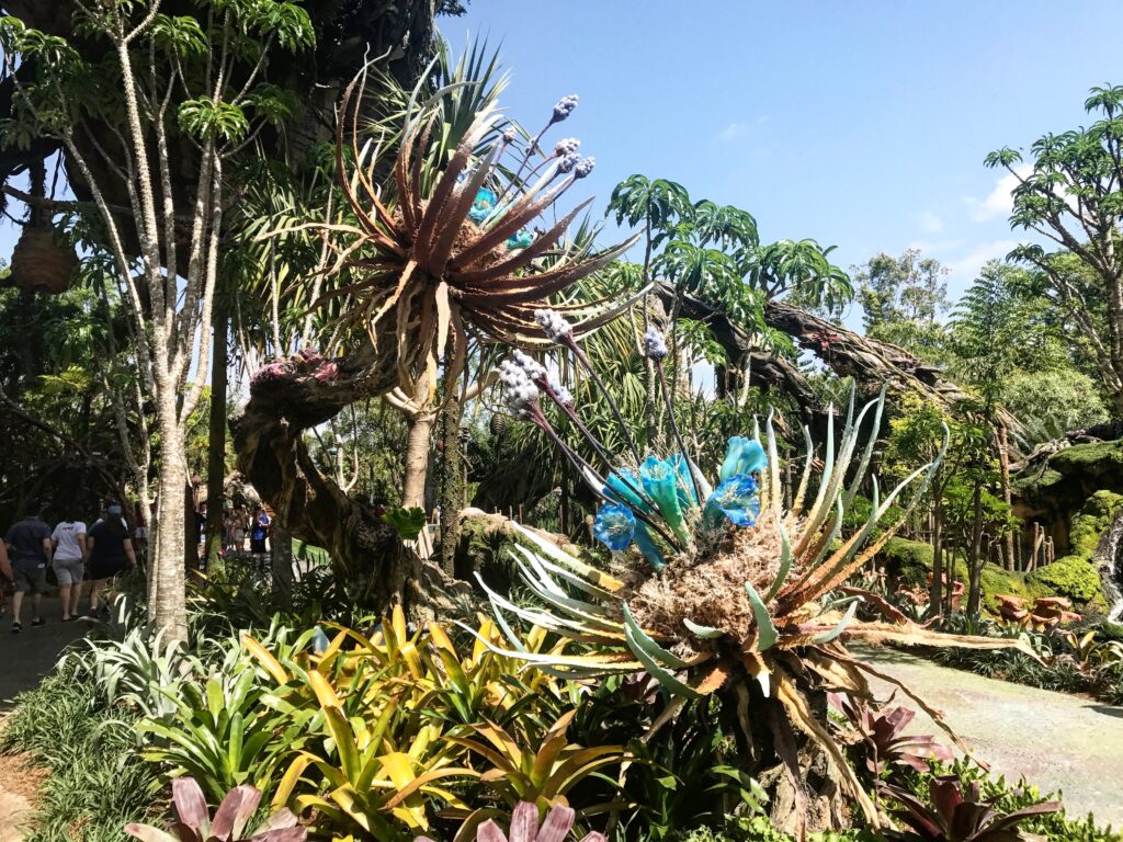 A look at some of the beautiful alien plant life inside Pandora - The World of Avatar at Disney's Animal Kingdom