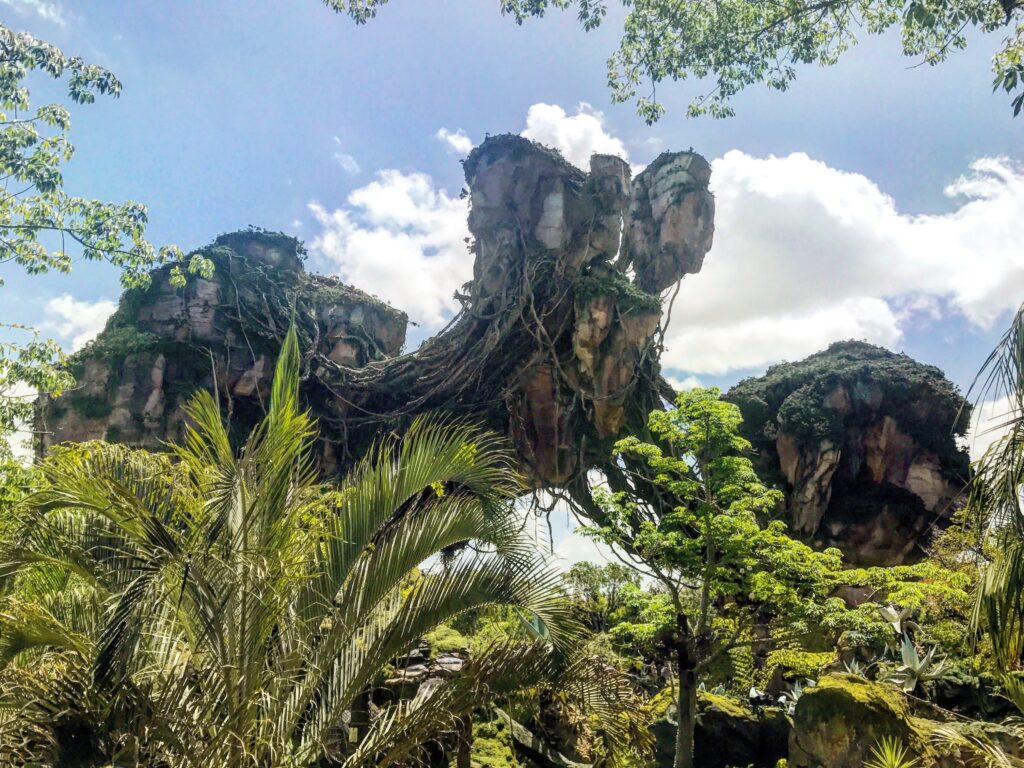 The Floating Mountains inside Pandora - The World of Avatar at Disney's Animal Kingdom