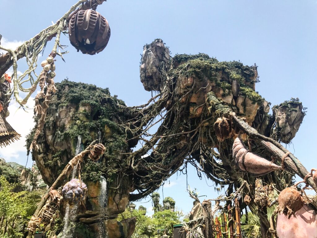 The Floating Mountains inside Pandora - The World of Avatar at Disney's Animal Kingdom