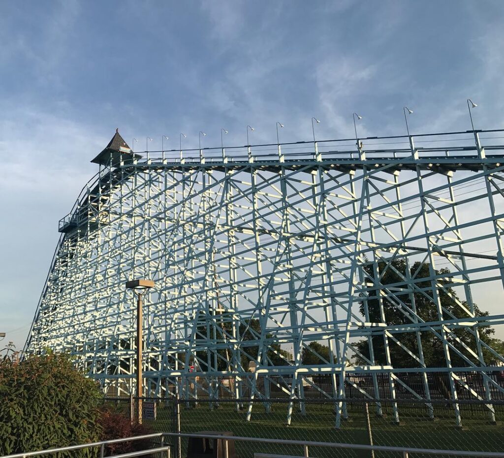 Blue Streak, the oldest wooden roller coaster at Cedar Point dates back to 1964.