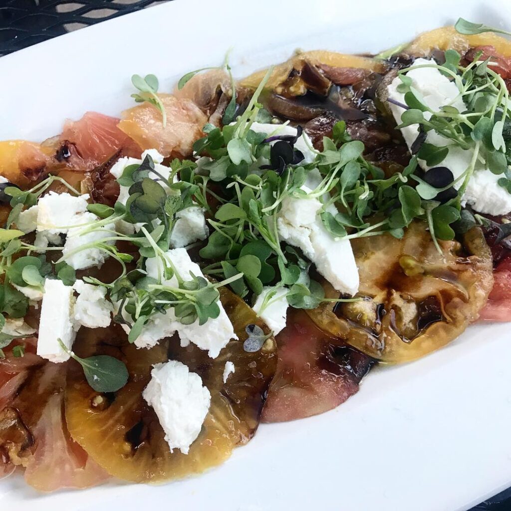 Heirloom Tomato Carpaccio from Bar Harbor at Cedar Point in Sandusky, OH