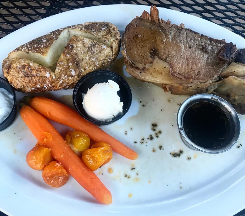 Prime Rib from Bar Harbor at Cedar Point in Sandusky, OH