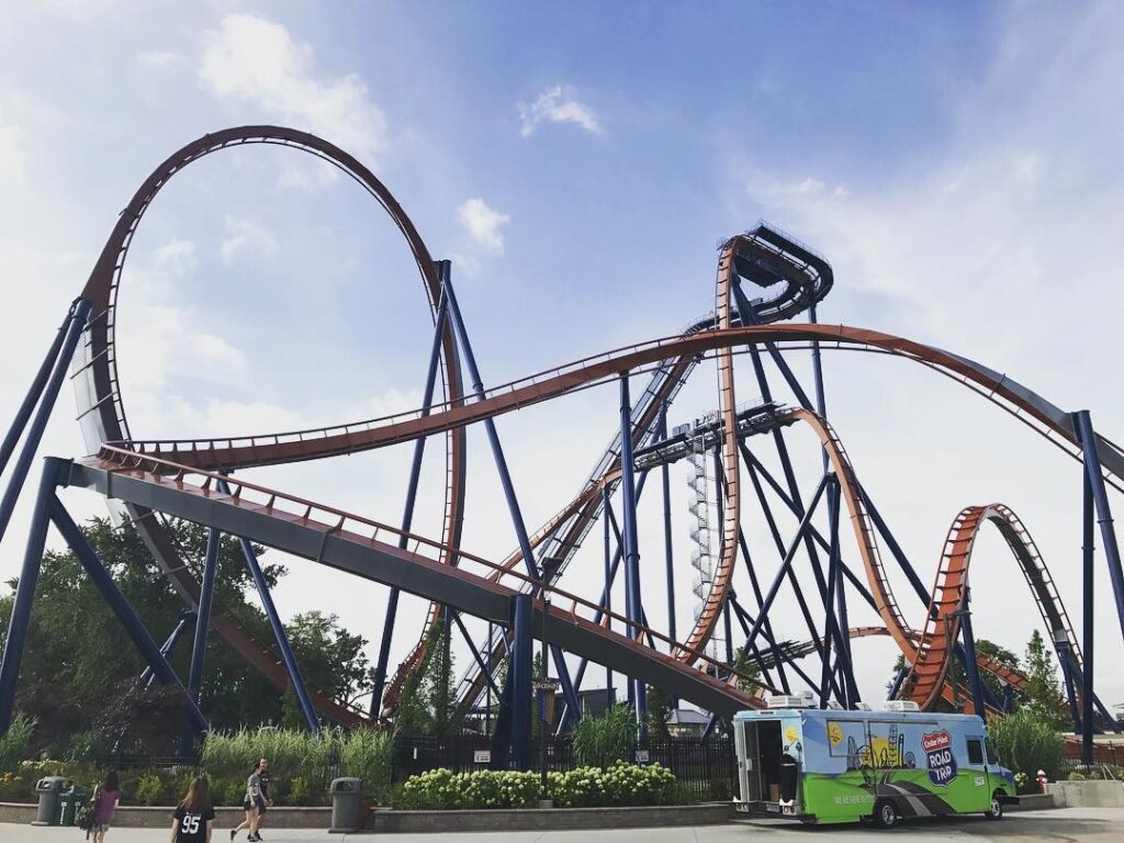 Valravn, the tallest, longest, fastest dive coaster at Cedar Point.