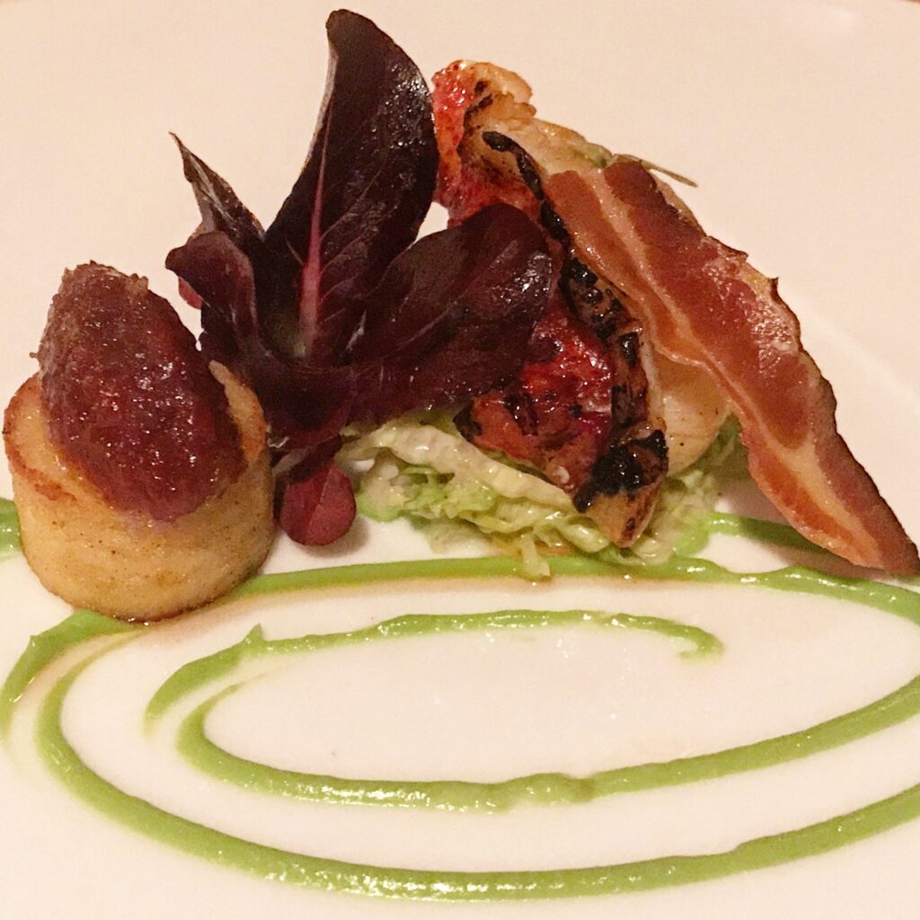 Maine Lobster with San Marzano Tomato Marmalade, Pain Perdu and Avocado from Victoria & Albert's inside Disney's Grand Floridian in Orlando