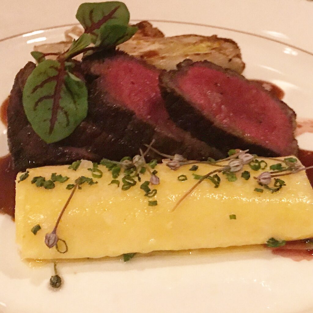 Australian Kobe-Style Beef with Port and Rosemary Sauce from Victoria & Albert's inside Disney's Grand Floridian in Orlando