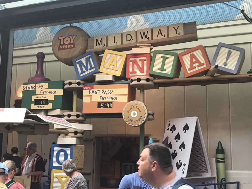 A 10 minute wait for Toy Story Midway Mania at Disney's Hollywood Studios prior to the arrival of Hurricane Irma