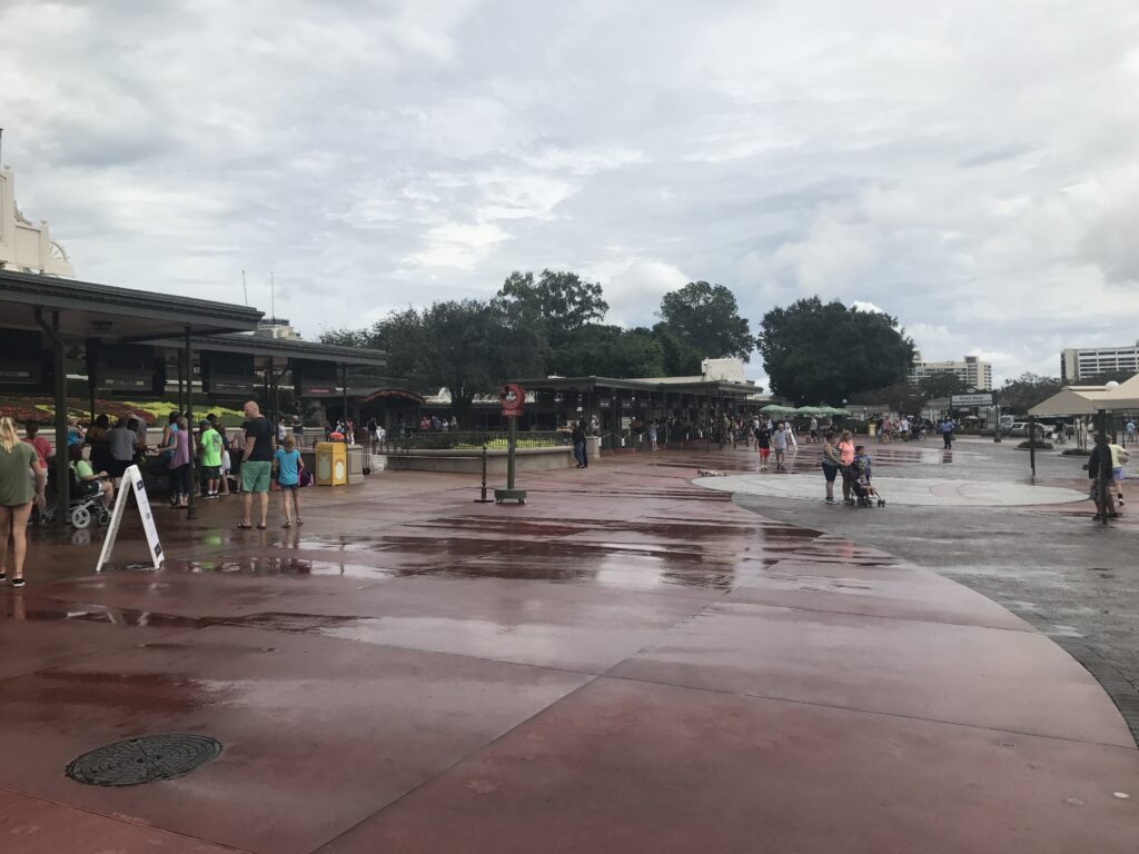 The calm before the storm - Hurricane Irma - at the Magic Kingdom