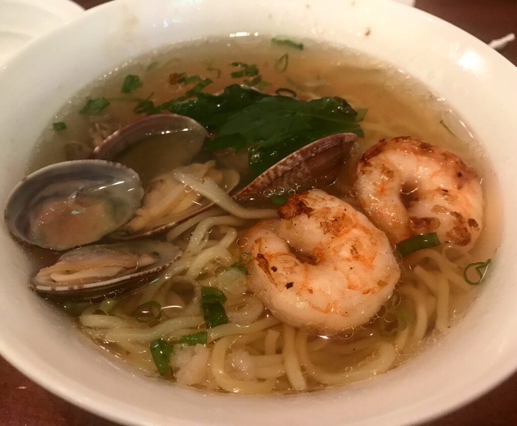 Seafood Yuzu Shio Ramen from Tokyo Dining at the Japan pavilion at Disney's Epcot in Orlando