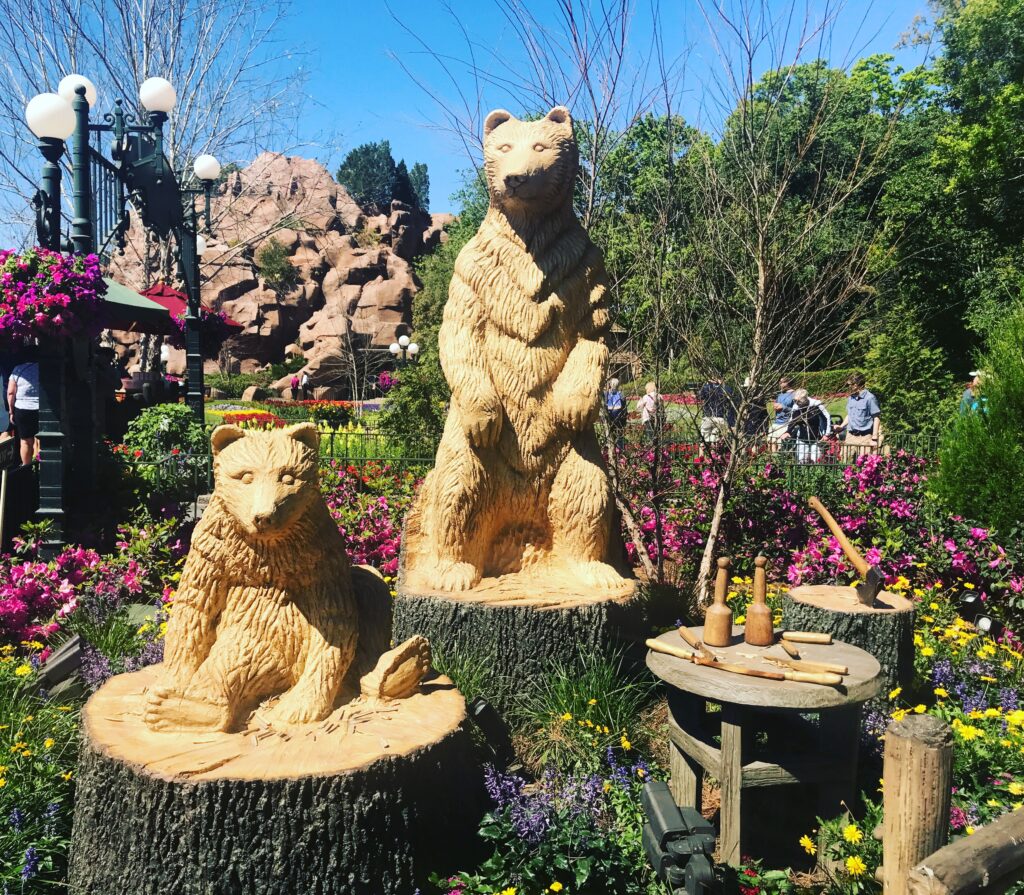 Wood Carvings at the 2018 Epcot International Flower & Garden Festival