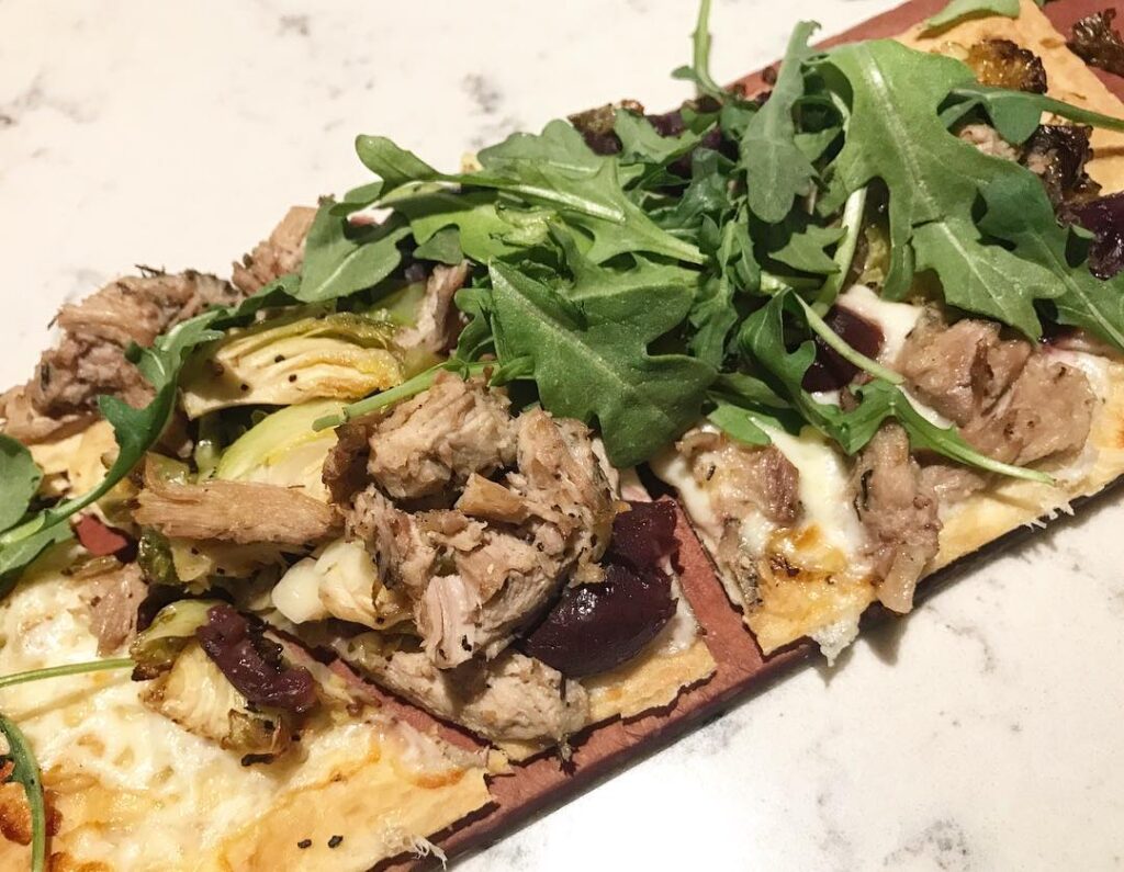 Duck Confit Flatbread from the Toothsome Chocolate Emporium and Dessert Foundry at Universal Studios Orlando