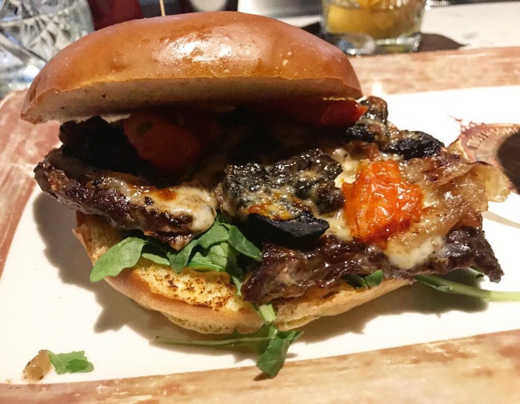 Knife & Fork Grilled Ribeye Steak Sandwich from the Toothsome Chocolate Emporium and Dessert Foundry at Universal Studios Orlando