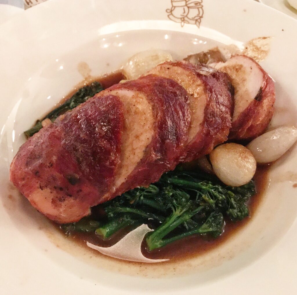 Chicken Saltimbocca from Enzo's Hideaway at Disney Springs in Orlando