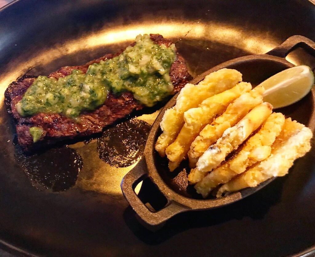 Chimichurri Skirt Steak from Tap 42 in Boca Raton