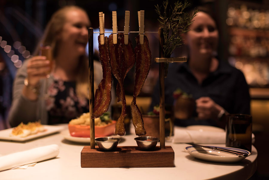 DB Clothesline Candied Bacon from The Edison at Disney Springs in Orlando
