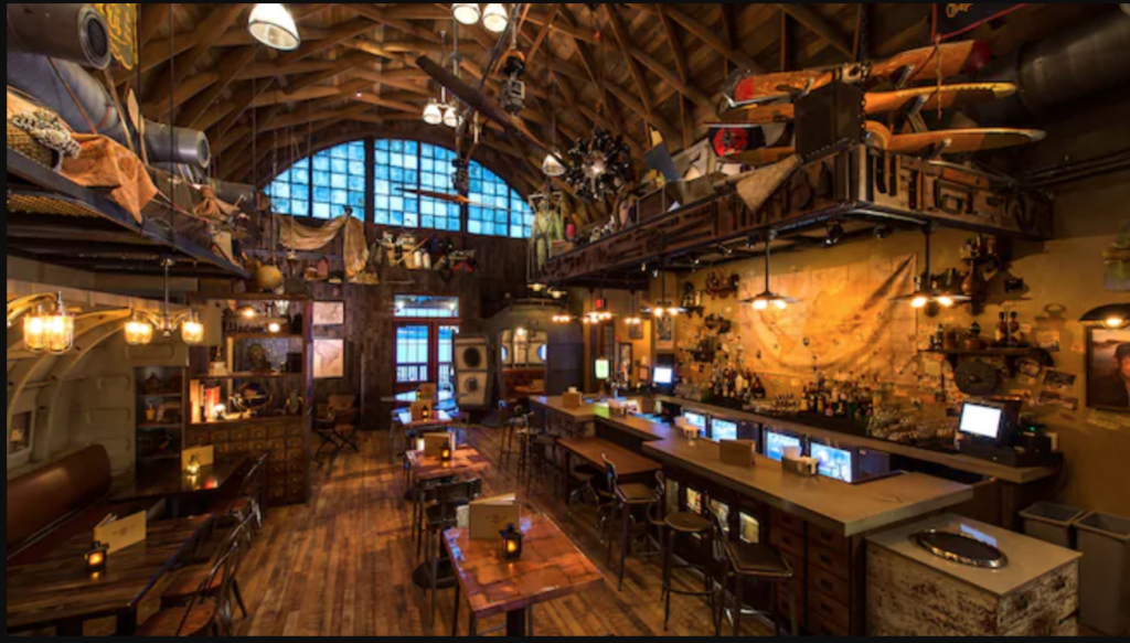 Jock Lindsey's Hangar Bar at Disney Springs in Orlando.  Photo credit: Disney Springs