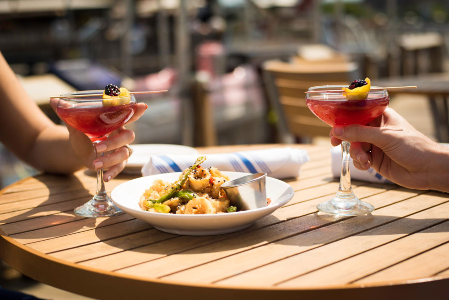 Orlando Pride and Calamari from The Boathouse at Disney Springs in Orlando